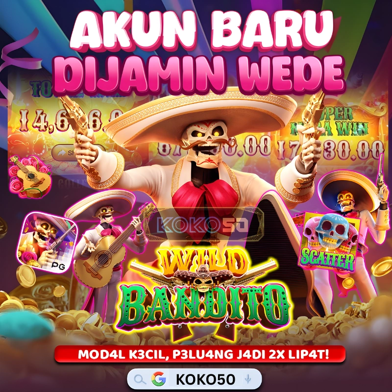 KOKO50 > Akun Demo Wild Bandito Hadirkan Pola Terlengkap Gratis Cocok Untuk Pemula