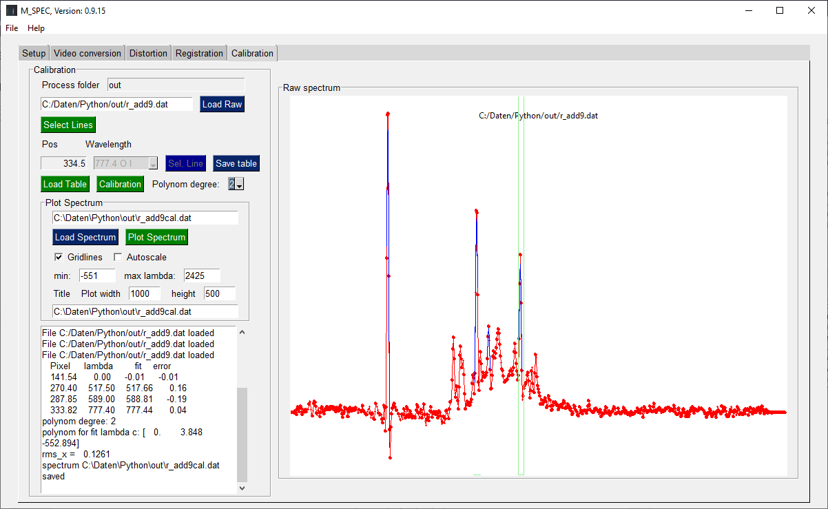 m_spec-calibration